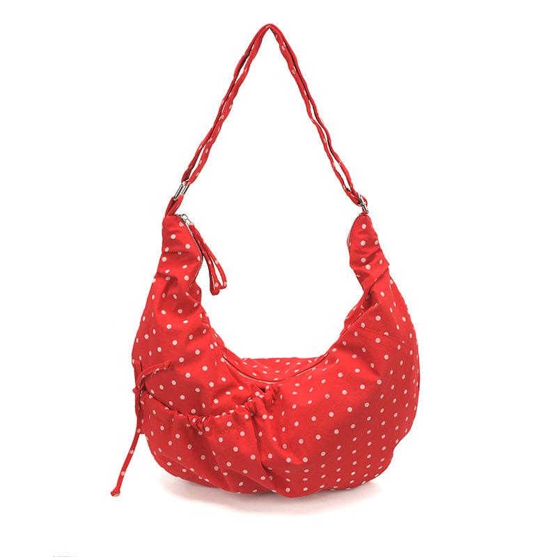 Large capacity slack tote bag women s 2026 spring new pleated polka dot texture shoulder armpit bag 50*1*38 червоний
Large capacity slack tote bag women s 2026 spring new pleated polka dot texture shoulder armpit bag 50*1*38 червоний