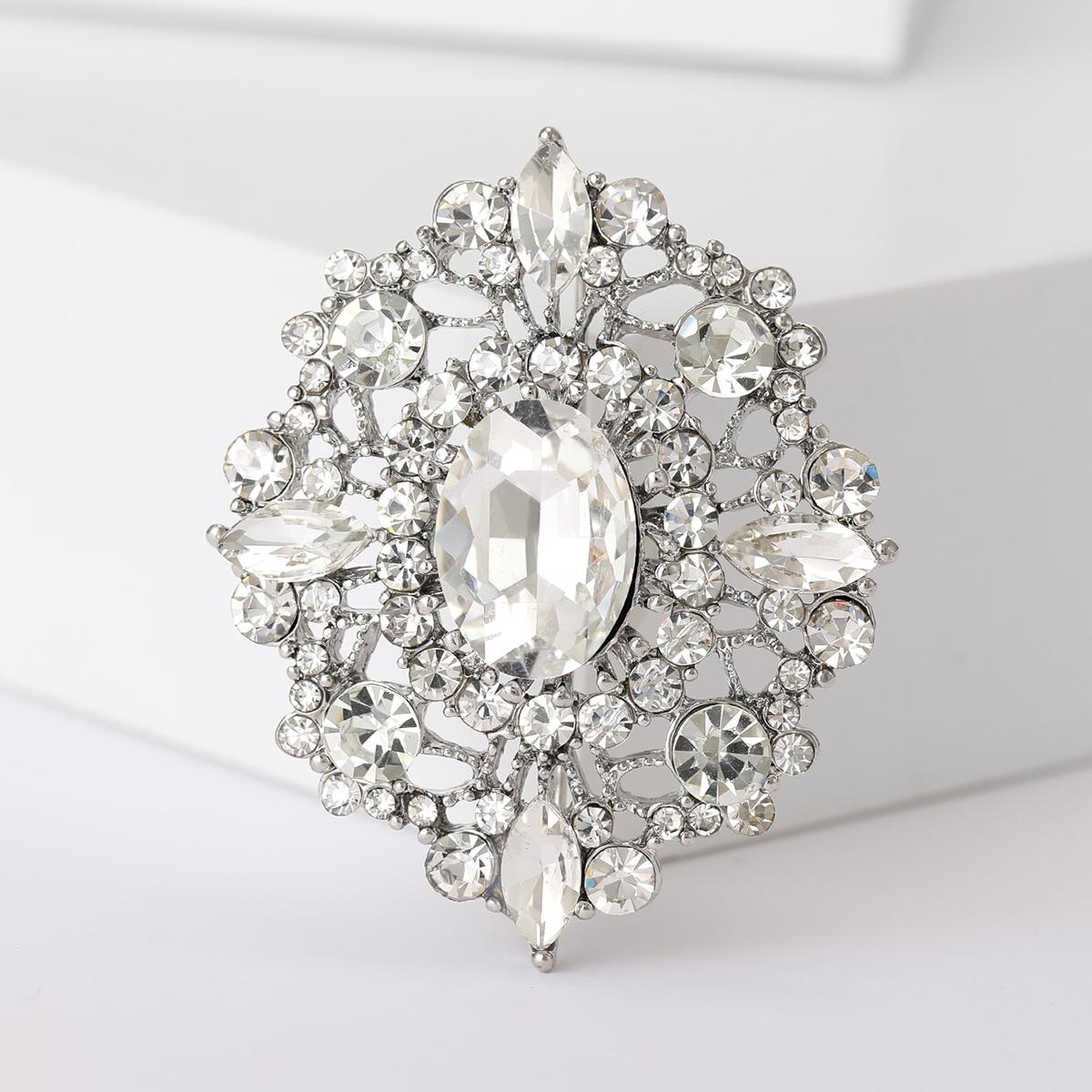 Rhinestone Flower Brooches for Women Unisex Trendy Multicoloured Crystal Glasses Pin Office Party Friend Gifts Accessories
Rhinestone Flower Brooches for Women Unisex Trendy Multicoloured Crystal Glasses Pin Office Party Friend Gifts Accessories
