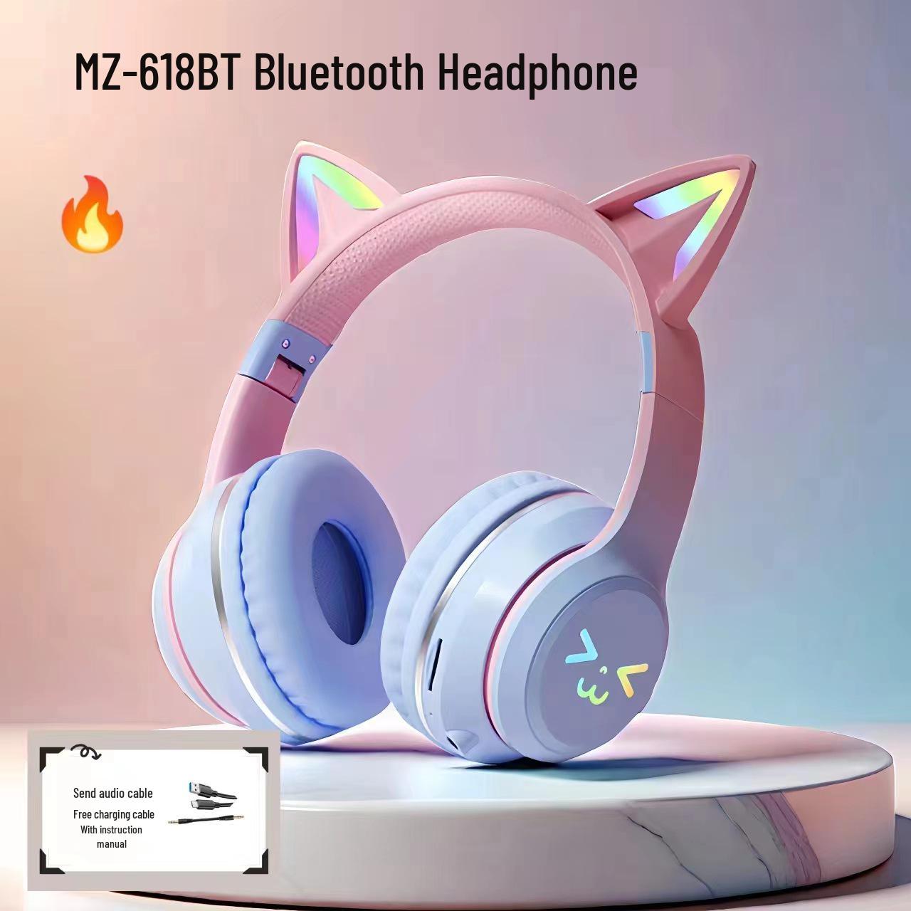 MZ-618BT Luminous Smile Bluetooth Gaming Headset синій
MZ-618BT Luminous Smile Bluetooth Gaming Headset синій