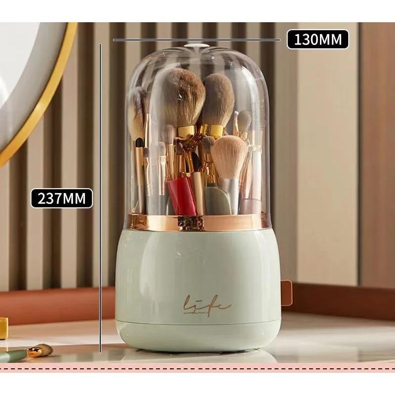 Вращающийся на 360° держатель кистей для макияжа, портативный настольный косметический органайзер для кистей, коробка для хранения косметики, прозрачный контейнер для ювелирных изделий светло-зеленый
Вращающийся на 360° держатель кистей для макияжа, портативный настольный косметический органайзер для кистей, коробка для хранения косметики, прозрачный контейнер для ювелирных изделий светло-зеленый