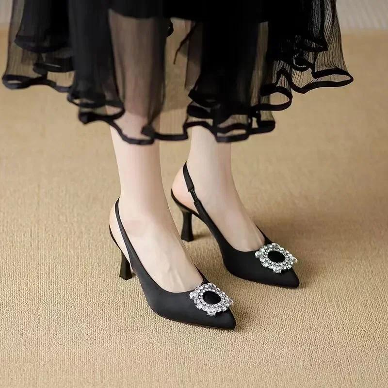 Fashion Summer Women s Pointed Toe Heeled Shoes New Plus Size Back Thin Heel Women s Slingbacks Shoes Dress Party Ladies Pumps High Heel 35 чёрный
Fashion Summer Women s Pointed Toe Heeled Shoes New Plus Size Back Thin Heel Women s Slingbacks Shoes Dress Party Ladies Pumps High Heel 35 чёрный