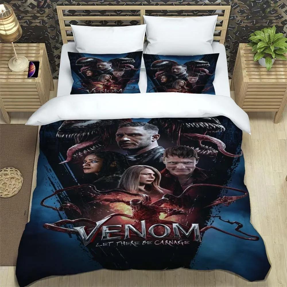 3D New Print Anime Venom Pattern Bedding Set Single Twin Full Queen King Size Bed Set Adult Kid Bedroom Duvet Cover Sets 135x200cm
3D New Print Anime Venom Pattern Bedding Set Single Twin Full Queen King Size Bed Set Adult Kid Bedroom Duvet Cover Sets 135x200cm