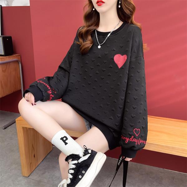 Autumn and Winter New Thickened Japanese Love Sweater Women s Round Neck Personalized Embroidery Embroidered Long-sleeved Jacquard Sweater Women L чорний
Autumn and Winter New Thickened Japanese Love Sweater Women s Round Neck Personalized Embroidery Embroidered Long-sleeved Jacquard Sweater Women L чорний