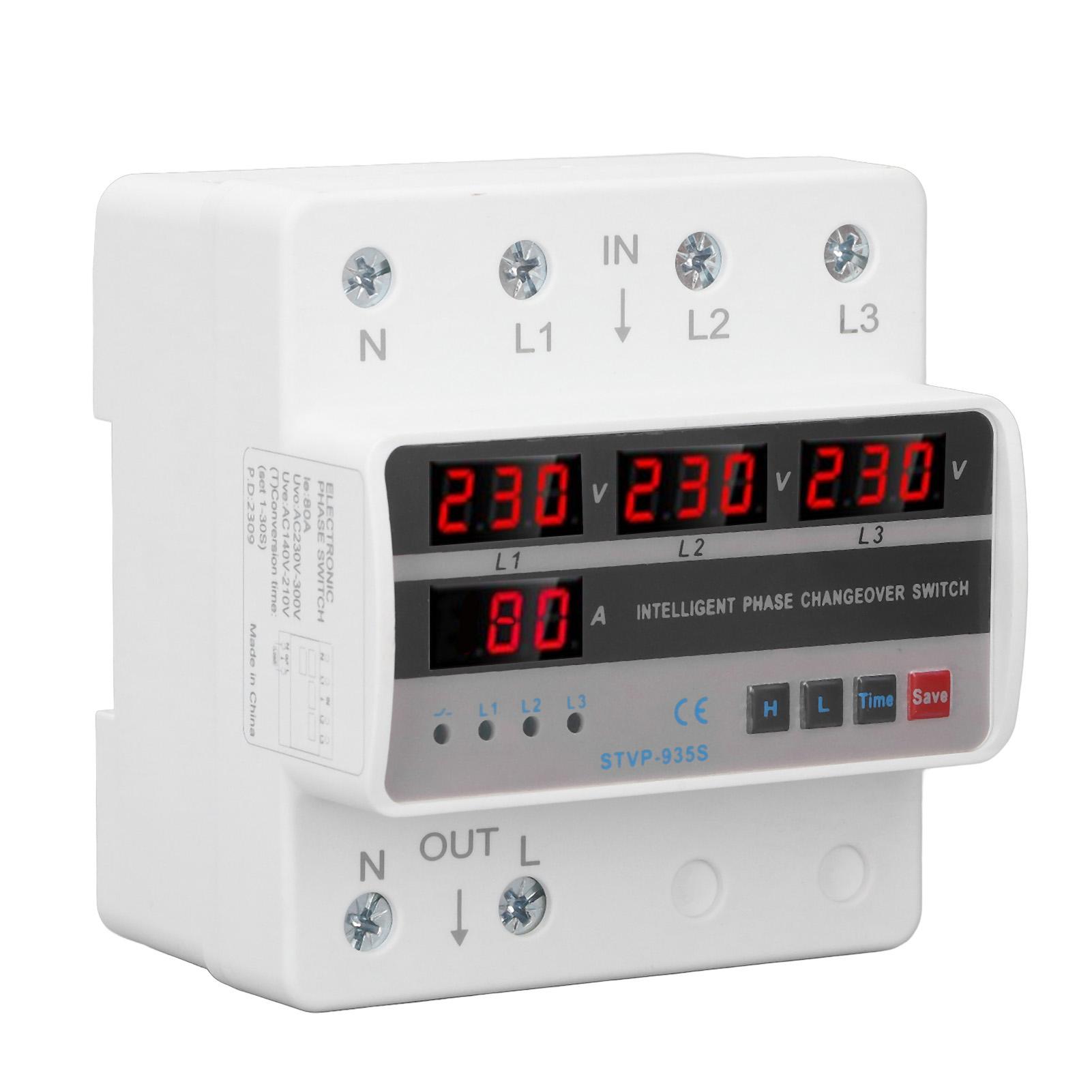 3 Phase Transfer Switch DIN Rail Mount Automatic Changeover Switch with Voltage Current Protection
3 Phase Transfer Switch DIN Rail Mount Automatic Changeover Switch with Voltage Current Protection