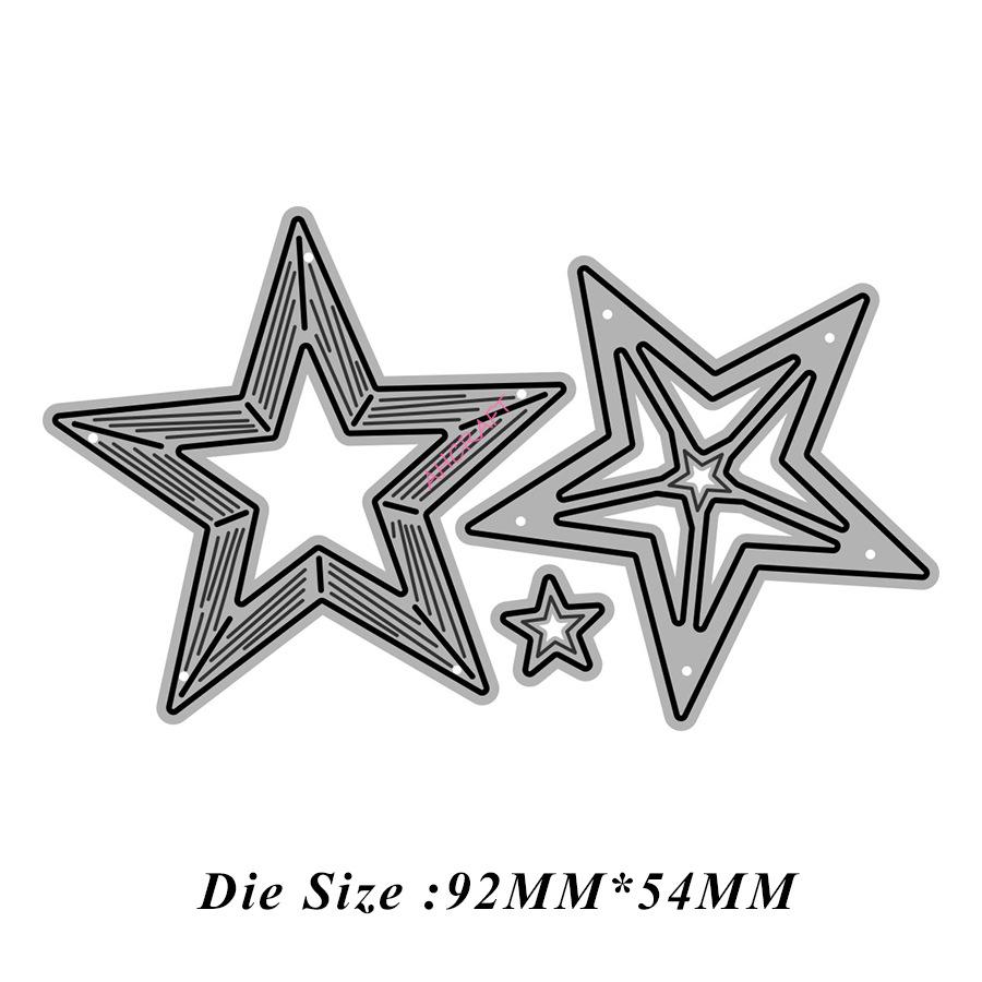 5969 Small Five-Pointed Star Carbon Steel Die-Cut Blade for DIY Projects 92x54mm, 7g/set
5969 Small Five-Pointed Star Carbon Steel Die-Cut Blade for DIY Projects 92x54mm, 7g/set