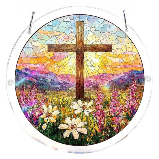 Acrylic Sun Catcher Puzzle Colorful Window Decoration with Hanging Chain DIY D
Acrylic Sun Catcher Puzzle Colorful Window Decoration with Hanging Chain DIY D