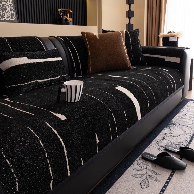 Чехол для дивана из шенилла для гостиной Four Seasons Universal Sofas Towel Mat Non-Slips High Quality L Shape Couch Slipcovers 110x240cm чёрный
Чехол для дивана из шенилла для гостиной Four Seasons Universal Sofas Towel Mat Non-Slips High Quality L Shape Couch Slipcovers 110x240cm чёрный