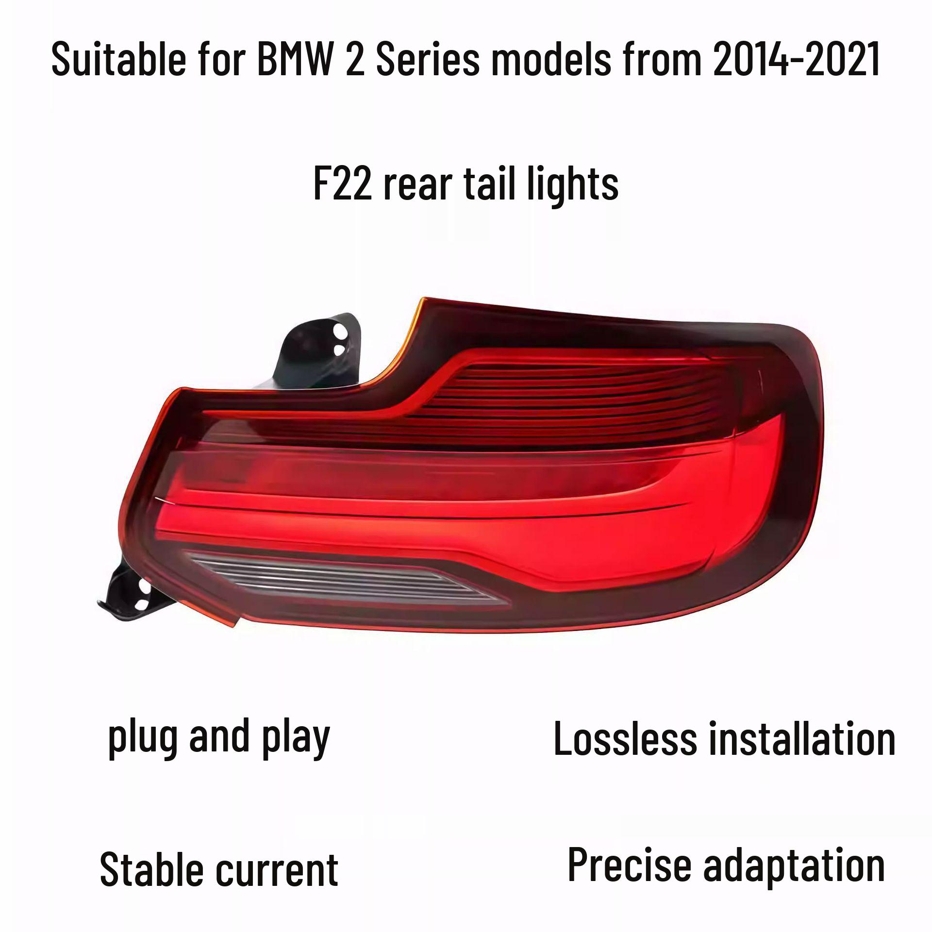 BMW 2 Series F22 Rear LED Light Assembly (2014-2021) - Upgraded Daytime Running, Turn Signals, Brake & Tail Lights Aftermarket Right
BMW 2 Series F22 Rear LED Light Assembly (2014-2021) - Upgraded Daytime Running, Turn Signals, Brake & Tail Lights Aftermarket Right
