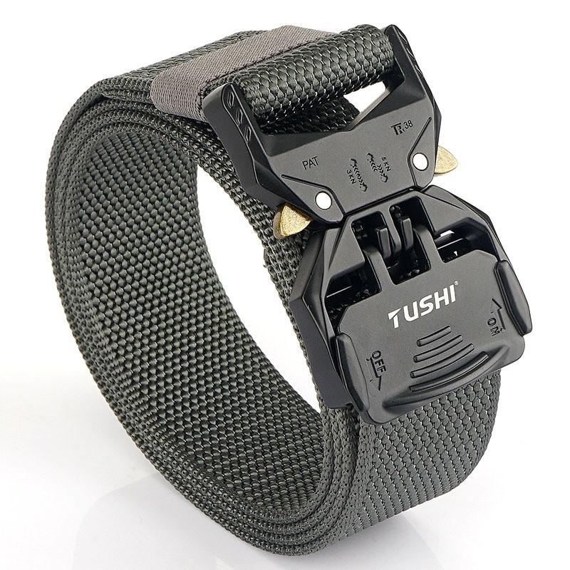 Quick Release Buckle Men s Nylon Belt Outdoor CS Equipment Quick-drying Pants Knitted 125cm темно-сірий
Quick Release Buckle Men s Nylon Belt Outdoor CS Equipment Quick-drying Pants Knitted 125cm темно-сірий