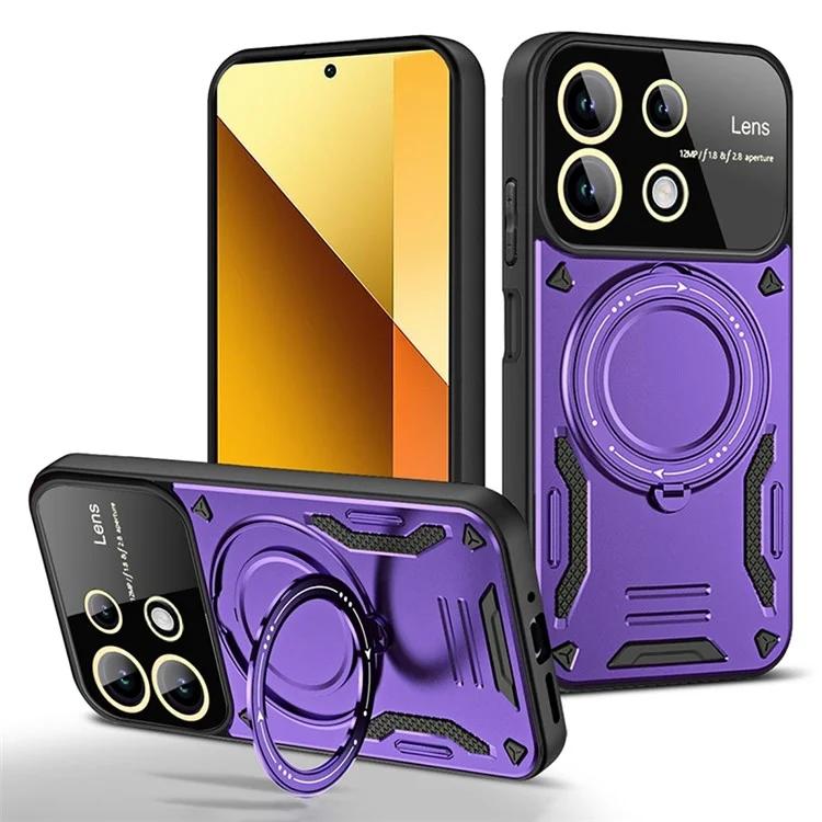 Для Xiaomi Redmi Note 13 Pro 4G/Poco M6 Pro 4G чехол с магнитным кольцом-подставка ПК + корпус телефона из ТПУ
Для Xiaomi Redmi Note 13 Pro 4G/Poco M6 Pro 4G чехол с магнитным кольцом-подставка ПК + корпус телефона из ТПУ