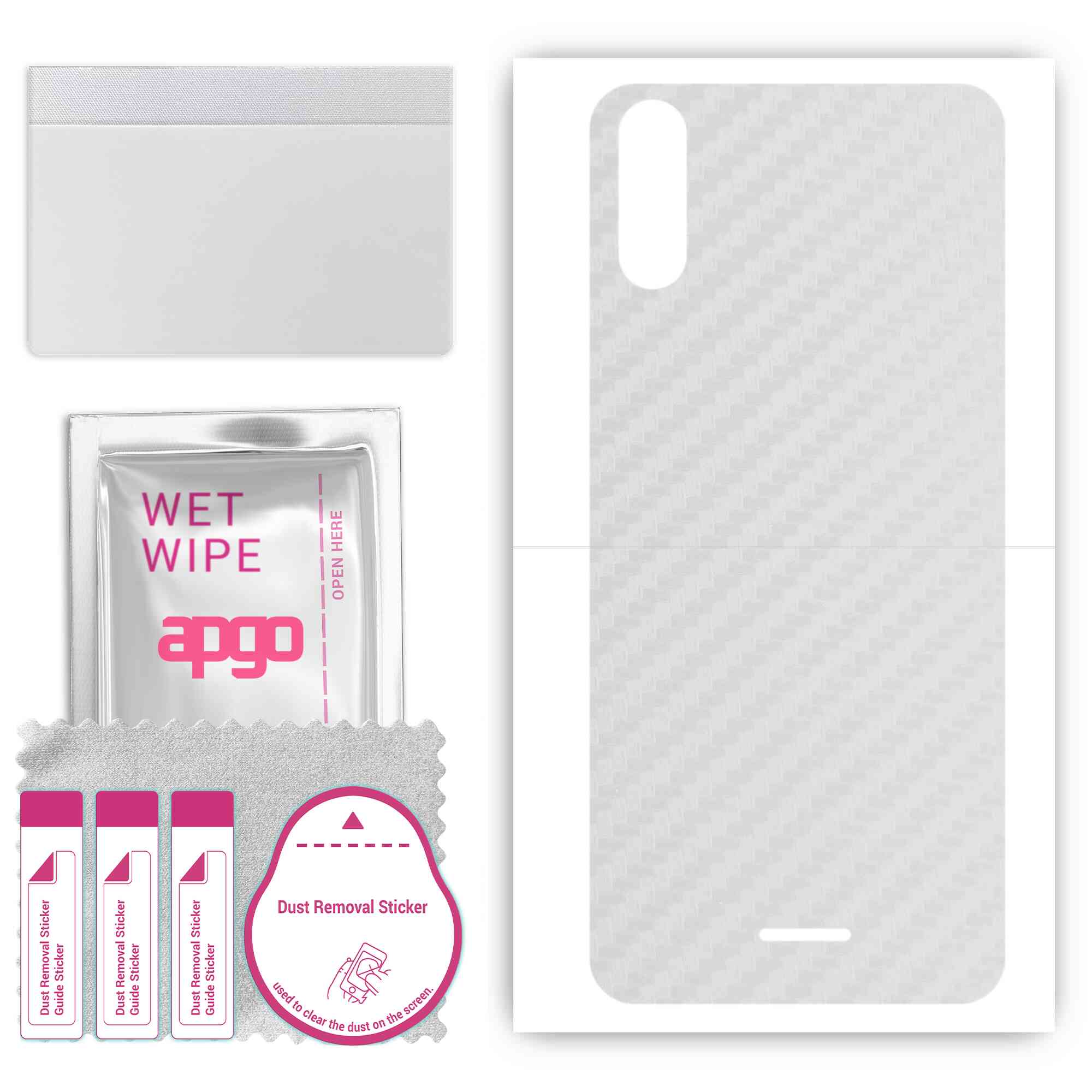 apgo Protective Skin Sticker for the back compatible with Wiko Y51, Wrap Film, Foil, Vinyl - Pattern Transparent Carbon
apgo Protective Skin Sticker for the back compatible with Wiko Y51, Wrap Film, Foil, Vinyl - Pattern Transparent Carbon