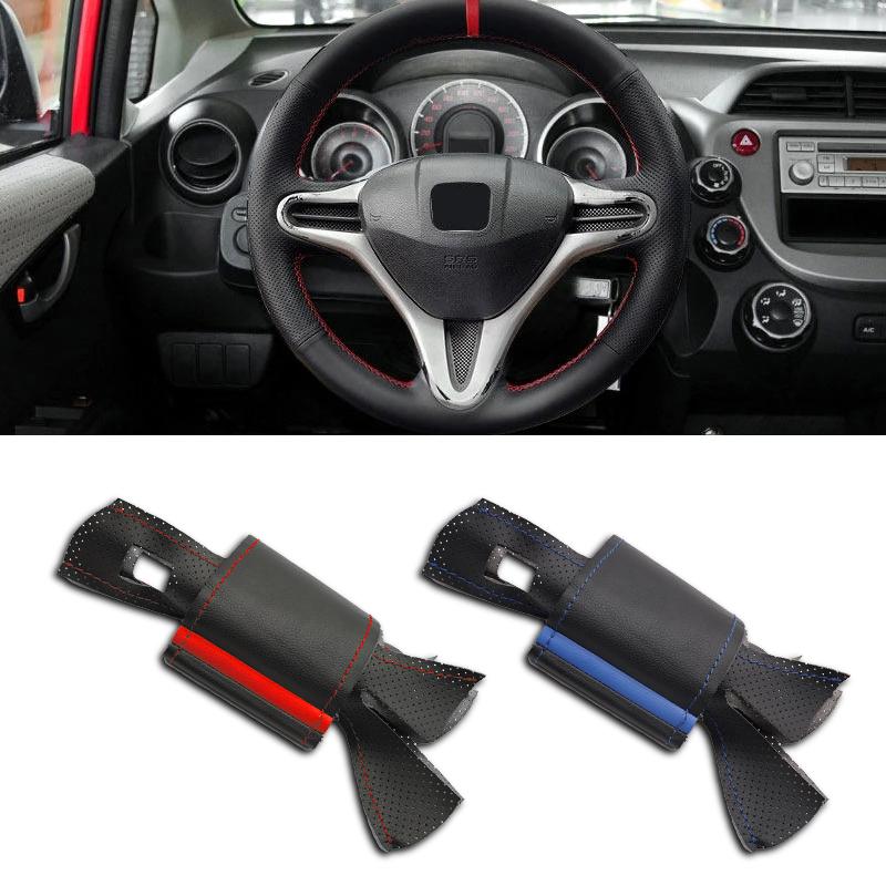 Для Honda Fit Jazz City 2009 2010 2011 2012 2013 Insight 10-2014 прошитый вручную перфорированный кожаный чехол на руль автомобиля
Для Honda Fit Jazz City 2009 2010 2011 2012 2013 Insight 10-2014 прошитый вручную перфорированный кожаный чехол на руль автомобиля