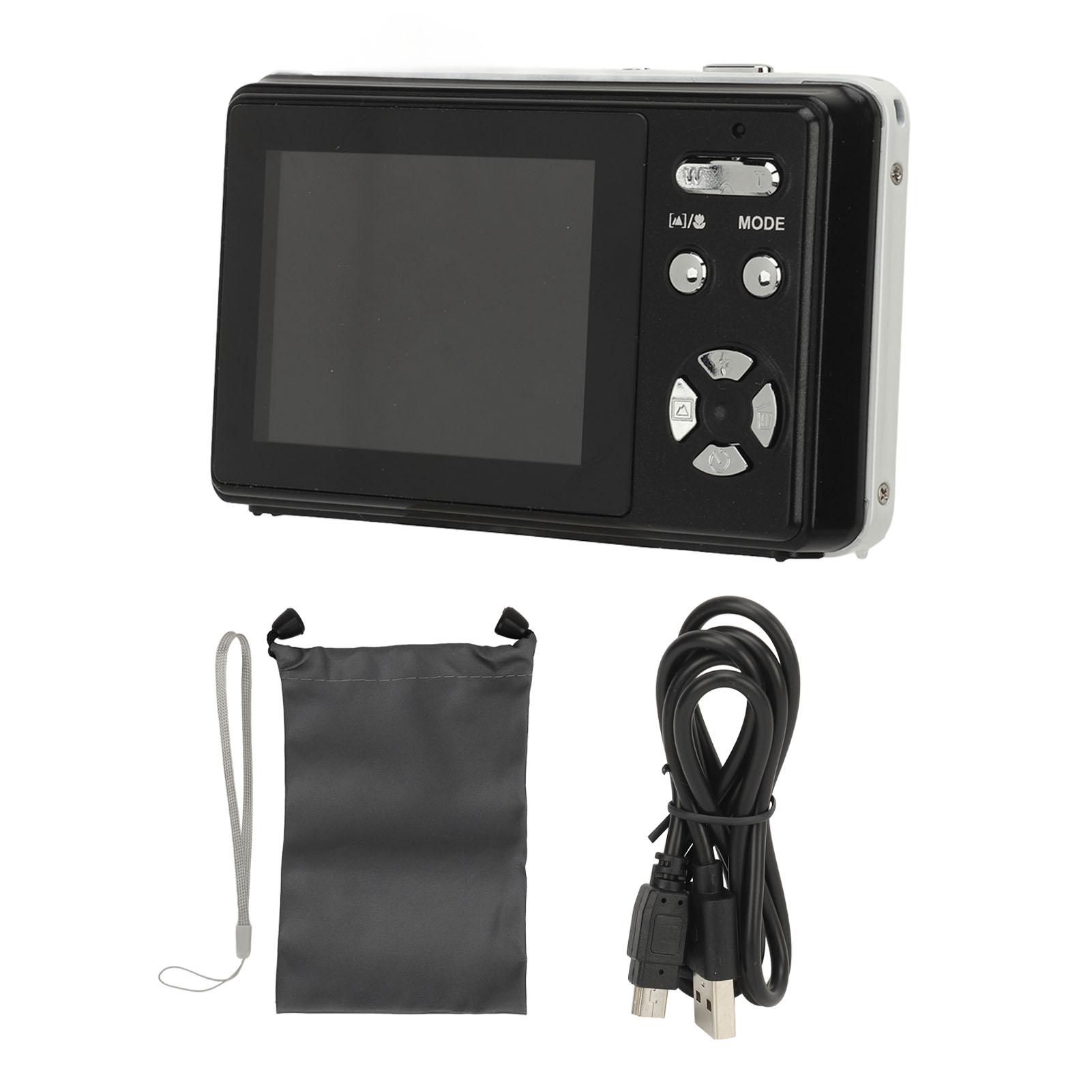 Digital Camera 48MP 1080P 2.4in IPS Screen 16X Zoom 600mAh Battery Timer Beauty Filter Compact
Digital Camera 48MP 1080P 2.4in IPS Screen 16X Zoom 600mAh Battery Timer Beauty Filter Compact