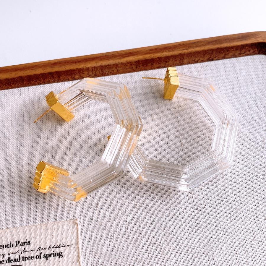 Серьги-пусеты из полимерной смолы в форме многоугольника с серебряной иглой, в стиле майяр, ретро, высококлассные, с чувством дизайна, нишевые, уникальные
Серьги-пусеты из полимерной смолы в форме многоугольника с серебряной иглой, в стиле майяр, ретро, высококлассные, с чувством дизайна, нишевые, уникальные