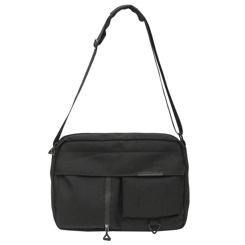 Solid color simple square bag men s and women s fashion one-shoulder messenger bag street trend cool and handsome couple street bag чорний
Solid color simple square bag men s and women s fashion one-shoulder messenger bag street trend cool and handsome couple street bag чорний