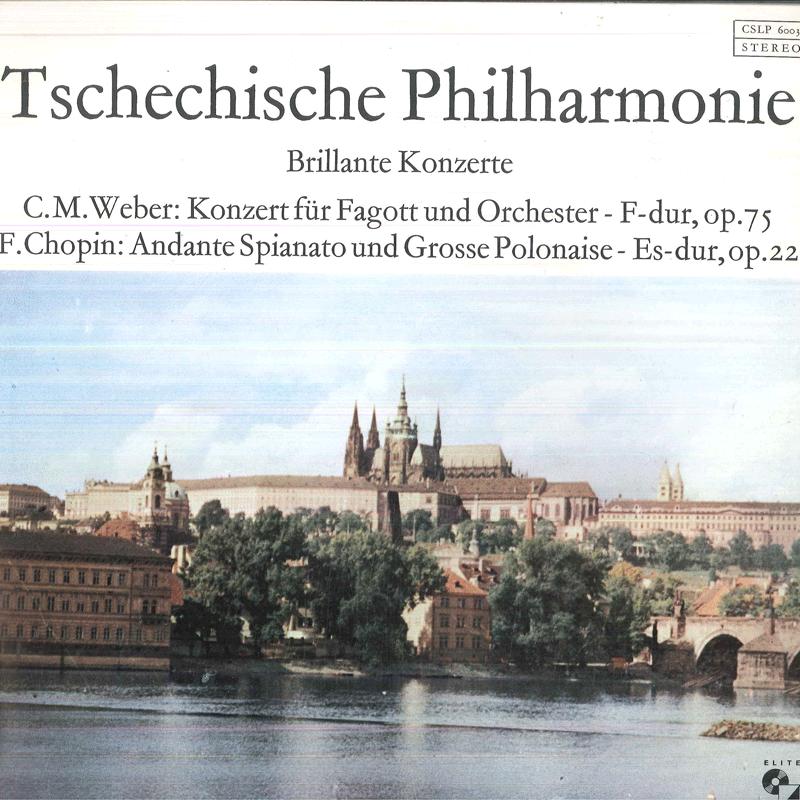 LP Record CZECH PHILHARMONIC ORCHESTRA Brillante Konzerte Weber Konzert CSLP6003 ELITE SPECIAL Germany Classical Used
LP Record CZECH PHILHARMONIC ORCHESTRA Brillante Konzerte Weber Konzert CSLP6003 ELITE SPECIAL Germany Classical Used
