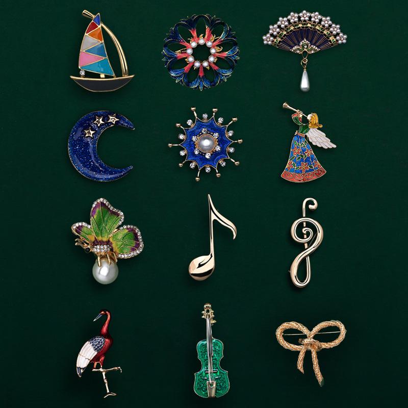 Cute Creative Fan Boat Pin Buckle Brooches For Girl Decoration Badge Silk Scarf Brooch Accessories Gift
Cute Creative Fan Boat Pin Buckle Brooches For Girl Decoration Badge Silk Scarf Brooch Accessories Gift