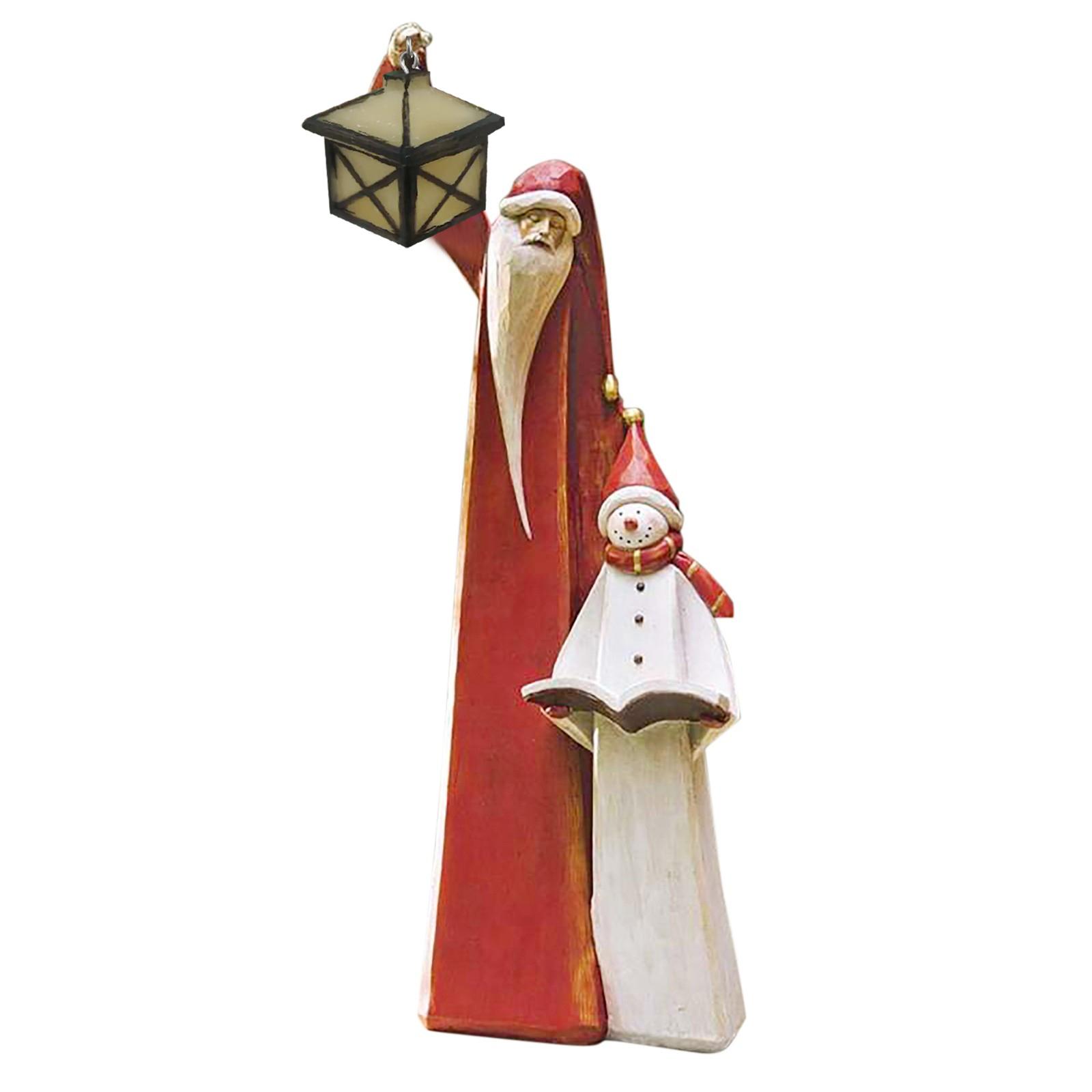 Лампа Санта и Снеговик Скульптура Садовый декор, Настольный орнамент Украшение для улицы Практичный анти-выцветание One Size
Лампа Санта и Снеговик Скульптура Садовый декор, Настольный орнамент Украшение для улицы Практичный анти-выцветание One Size