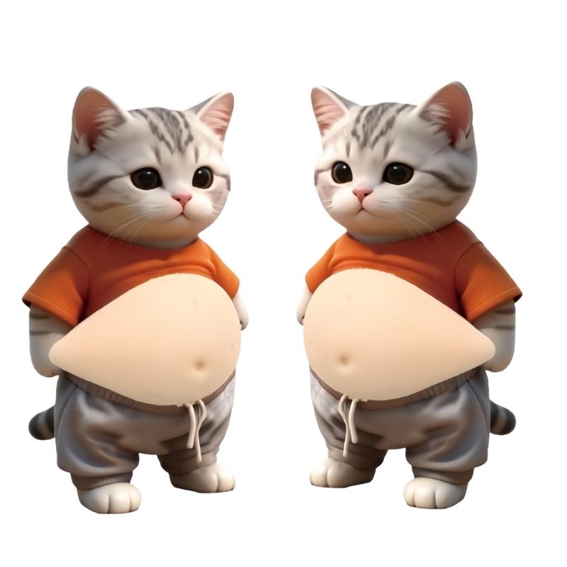 Belly Kitten Stickers Fun Stress Relief Toy for Hand Sensory Needs Relaxation and Entertainment
Belly Kitten Stickers Fun Stress Relief Toy for Hand Sensory Needs Relaxation and Entertainment