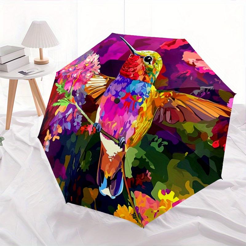 1pc Hummingbird in a Vibrant Garden Automatic Opening and Closing Umbrella, Lightweight 3-Fold, With Cute Cartoon Characters, Suitable for Home,
1pc Hummingbird in a Vibrant Garden Automatic Opening and Closing Umbrella, Lightweight 3-Fold, With Cute Cartoon Characters, Suitable for Home,