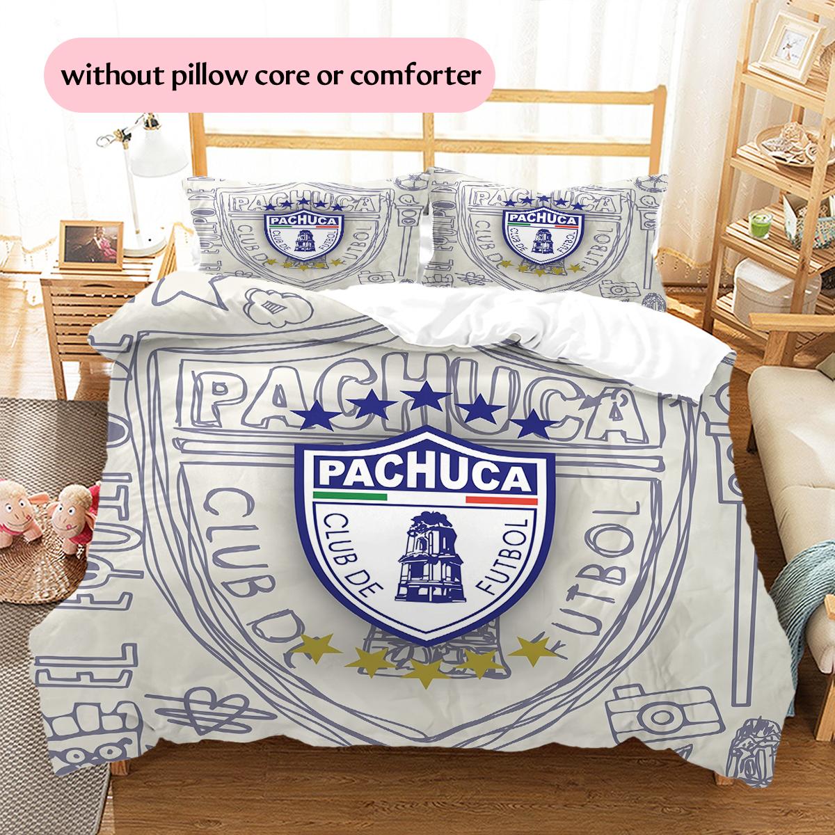 Pachuca FC Pattern Bedding Home Decoration Birthday & Festival Gift (1 * duvet cover + 2 * pillowcase, without core) 135x200cm
Pachuca FC Pattern Bedding Home Decoration Birthday & Festival Gift (1 * duvet cover + 2 * pillowcase, without core) 135x200cm