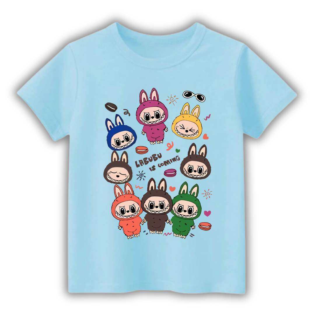 2025 New Children s T-shirt Cartoon Style Multiple LABUBU Printed Round Neck Short Sleeve Casual Girls Top 110
2025 New Children s T-shirt Cartoon Style Multiple LABUBU Printed Round Neck Short Sleeve Casual Girls Top 110