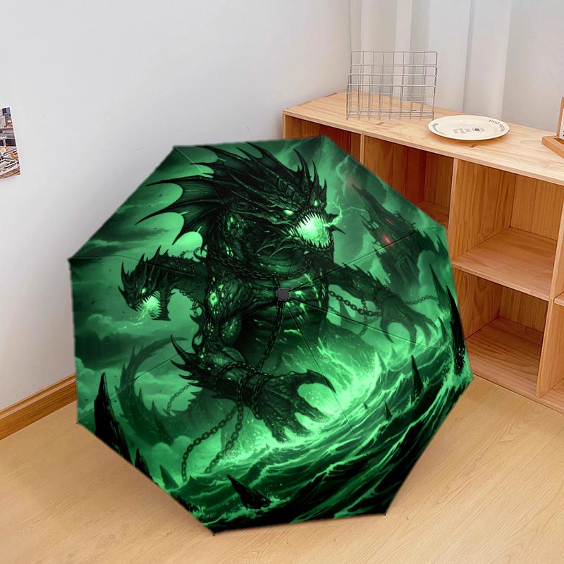 1 PC Automatic Folding Umbrella - Green Monster Pattern, Portable & Foldable Design with 8 Ribs, Christmas Birthday Gifts
1 PC Automatic Folding Umbrella - Green Monster Pattern, Portable & Foldable Design with 8 Ribs, Christmas Birthday Gifts