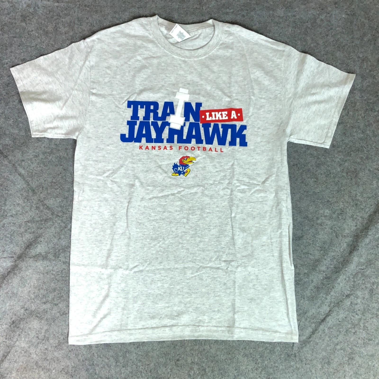 Kansas Jayhawks Mens Shirt Medium Gray Tee Short Sleeve Sports NCAA Football A2 XL
Kansas Jayhawks Mens Shirt Medium Gray Tee Short Sleeve Sports NCAA Football A2 XL