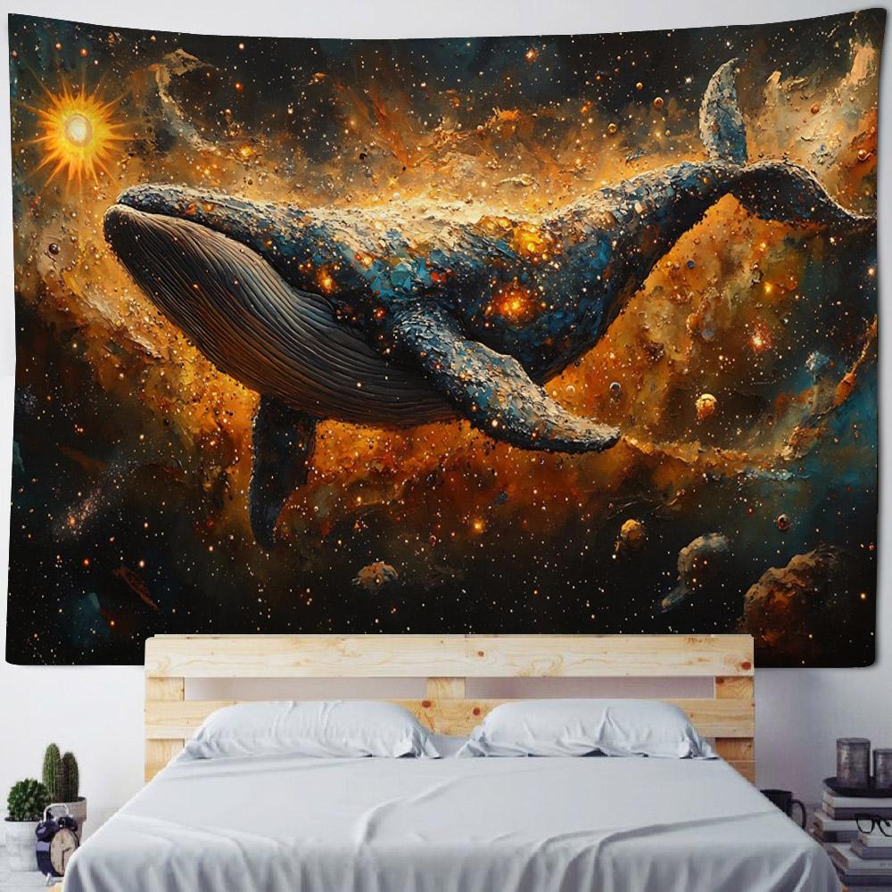 Shark Starry Sky Tapestry Wall Hanging, Suitable for Bedroom and Dormitory Room Decoration Bed Sheet Fabric Mural Thin Carpet 100x150cm
Shark Starry Sky Tapestry Wall Hanging, Suitable for Bedroom and Dormitory Room Decoration Bed Sheet Fabric Mural Thin Carpet 100x150cm