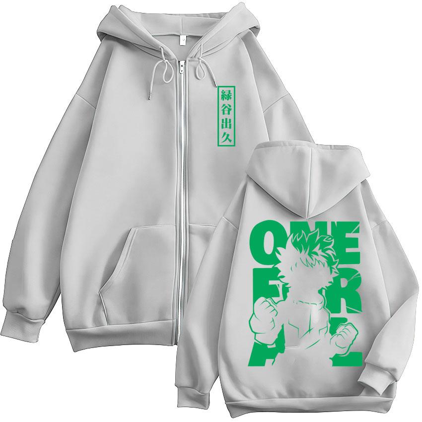 Anime My Hero Academia Midoriya Izuku Zip Up Hoodie Men Women Harajuku Manga Cardigan Sweatshirt Jackets 3XL
Anime My Hero Academia Midoriya Izuku Zip Up Hoodie Men Women Harajuku Manga Cardigan Sweatshirt Jackets 3XL