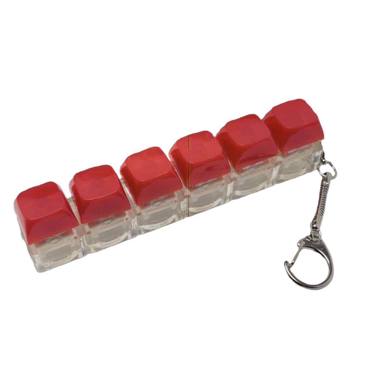 Smooth Jade Glossy Keycap Stress Relief Toy - Backpack Pendant or Office Finger Toy for Mechanical Keyboard 5-key Base + Chain червоний/нефритовий
Smooth Jade Glossy Keycap Stress Relief Toy - Backpack Pendant or Office Finger Toy for Mechanical Keyboard 5-key Base + Chain червоний/нефритовий