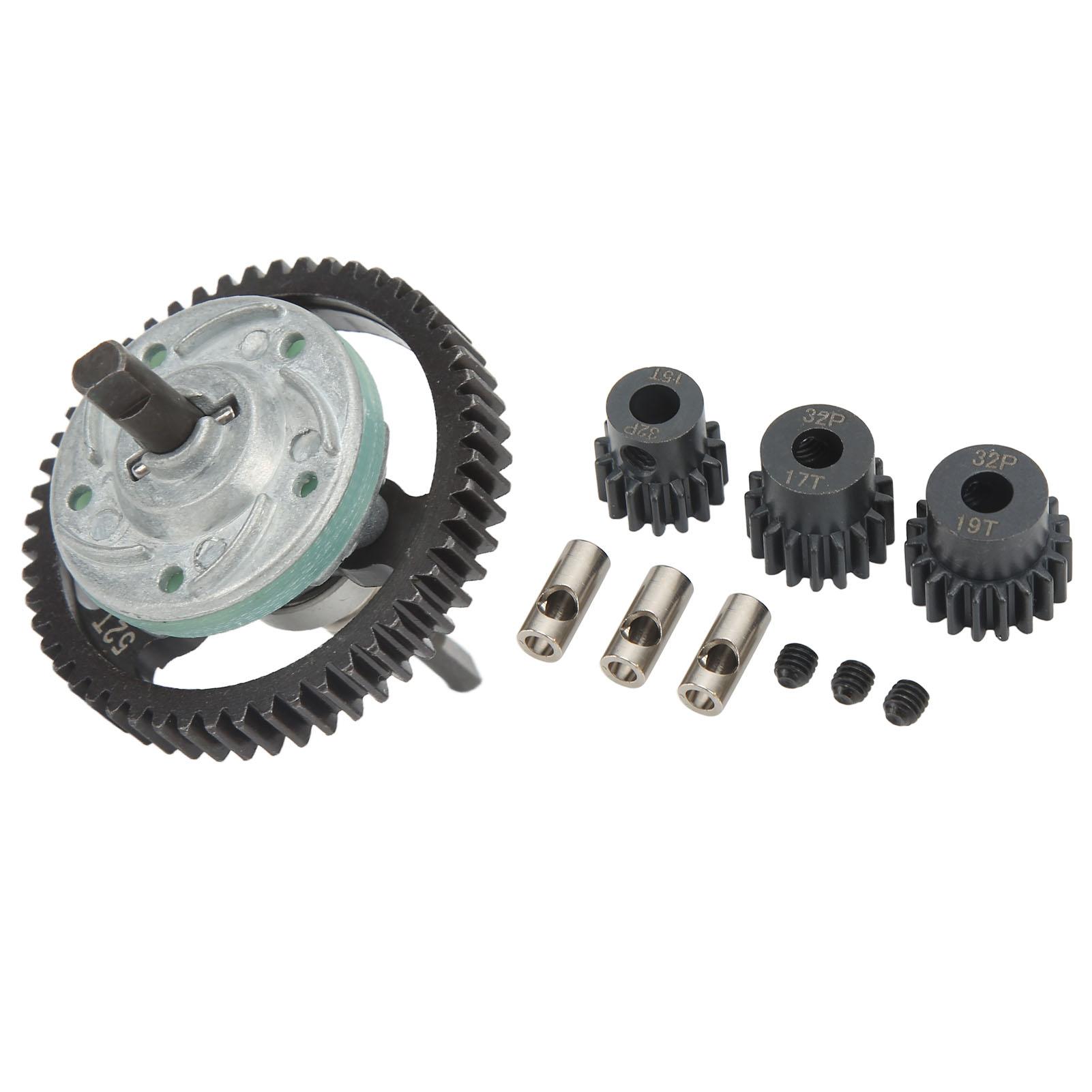RC 52T Differential Gear Assembly RC 15T 17T 19T Pinions Gear Set for Traxxas Slash 1/10 RC Car
RC 52T Differential Gear Assembly RC 15T 17T 19T Pinions Gear Set for Traxxas Slash 1/10 RC Car