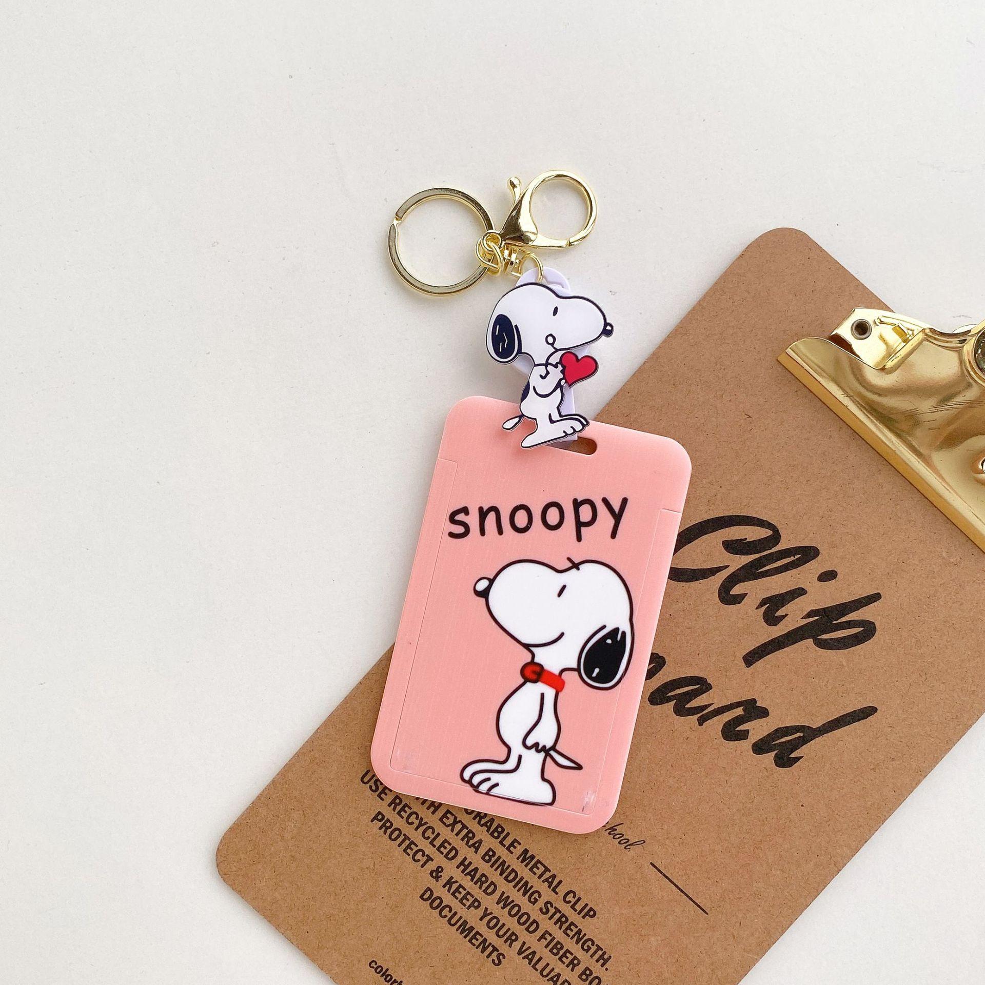 SNOOPY Charlie Keychain Anime Couple Bag Key Ring Men Women Keychain Accessories Bus ID Door Card Case
SNOOPY Charlie Keychain Anime Couple Bag Key Ring Men Women Keychain Accessories Bus ID Door Card Case