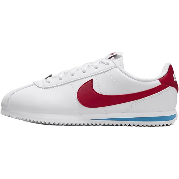 New Nike Cortez Anti Slip Wear Resistant Low Top Kids Running Shoes White Red Unisex DM0950-115 38.5
New Nike Cortez Anti Slip Wear Resistant Low Top Kids Running Shoes White Red Unisex DM0950-115 38.5