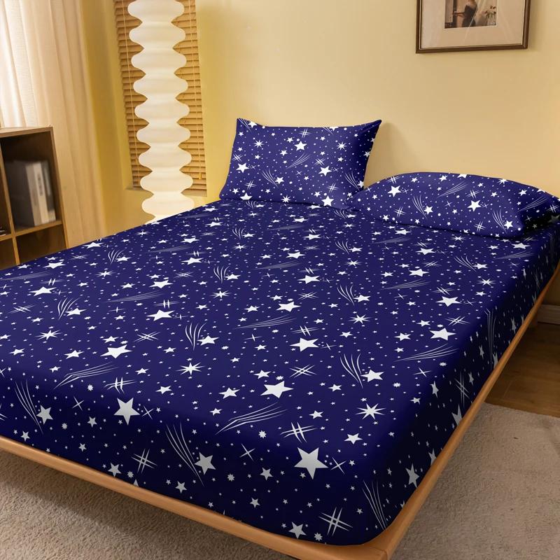 1 Simple Modern Starry Sky Printed Matte Fitted Sheet, Bedroom Printed Bed Cover, Bedding (Excluding Pillowcases) 71x132cm
1 Simple Modern Starry Sky Printed Matte Fitted Sheet, Bedroom Printed Bed Cover, Bedding (Excluding Pillowcases) 71x132cm