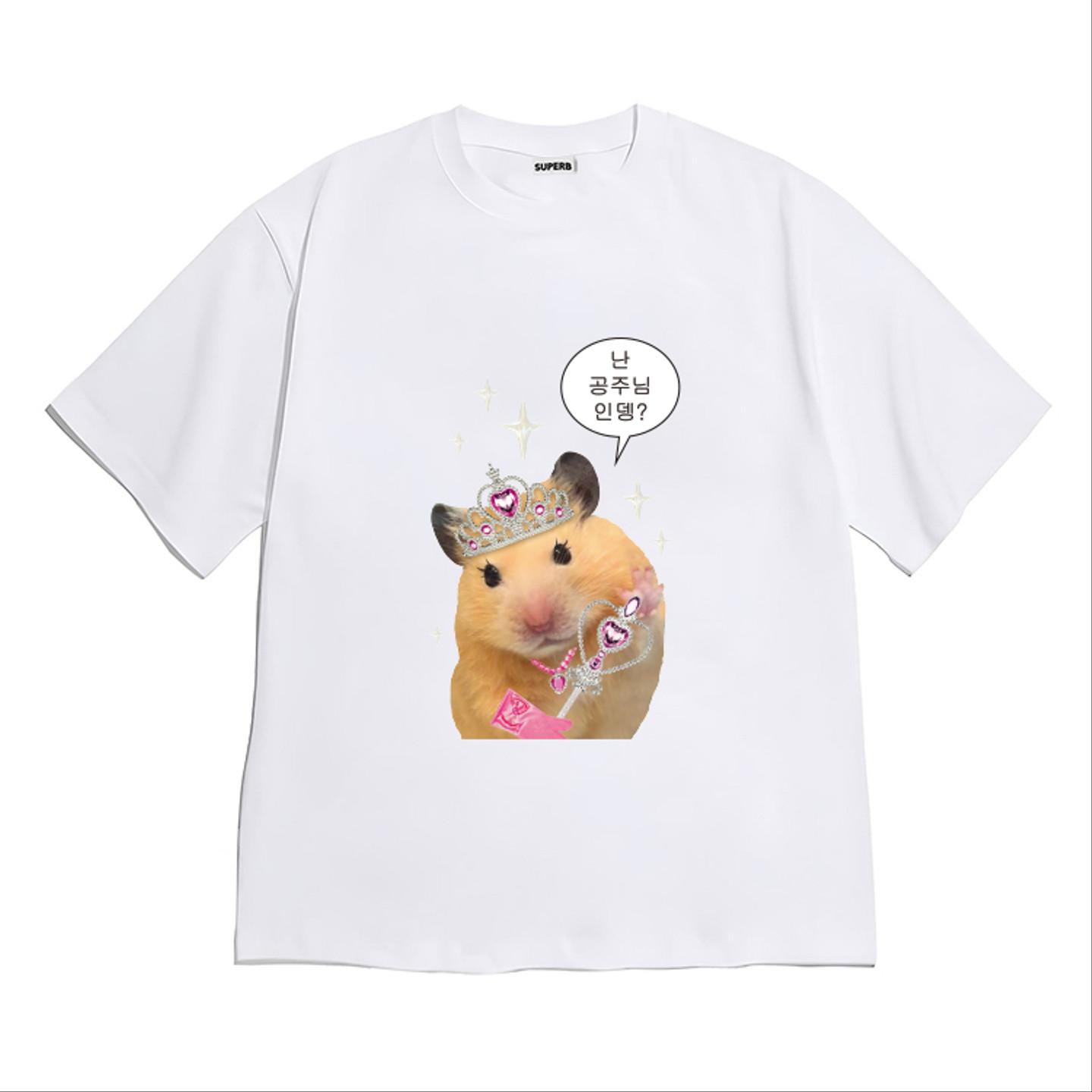 Funny Hamster Princess Meme Graphic TShirt for WoUINISEX Girls Fashion Casual Short Sleeve Cute Tee Shirt Korean Style Versatile S
Funny Hamster Princess Meme Graphic TShirt for WoUINISEX Girls Fashion Casual Short Sleeve Cute Tee Shirt Korean Style Versatile S
