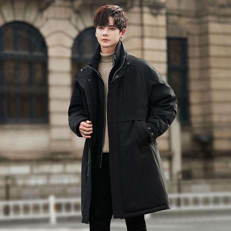 Men s Fake Two-piece Down Jacket Medium and Long Trench Coat Thickened Winter New Outdoor Casual Jacket 3XL чорний
Men s Fake Two-piece Down Jacket Medium and Long Trench Coat Thickened Winter New Outdoor Casual Jacket 3XL чорний