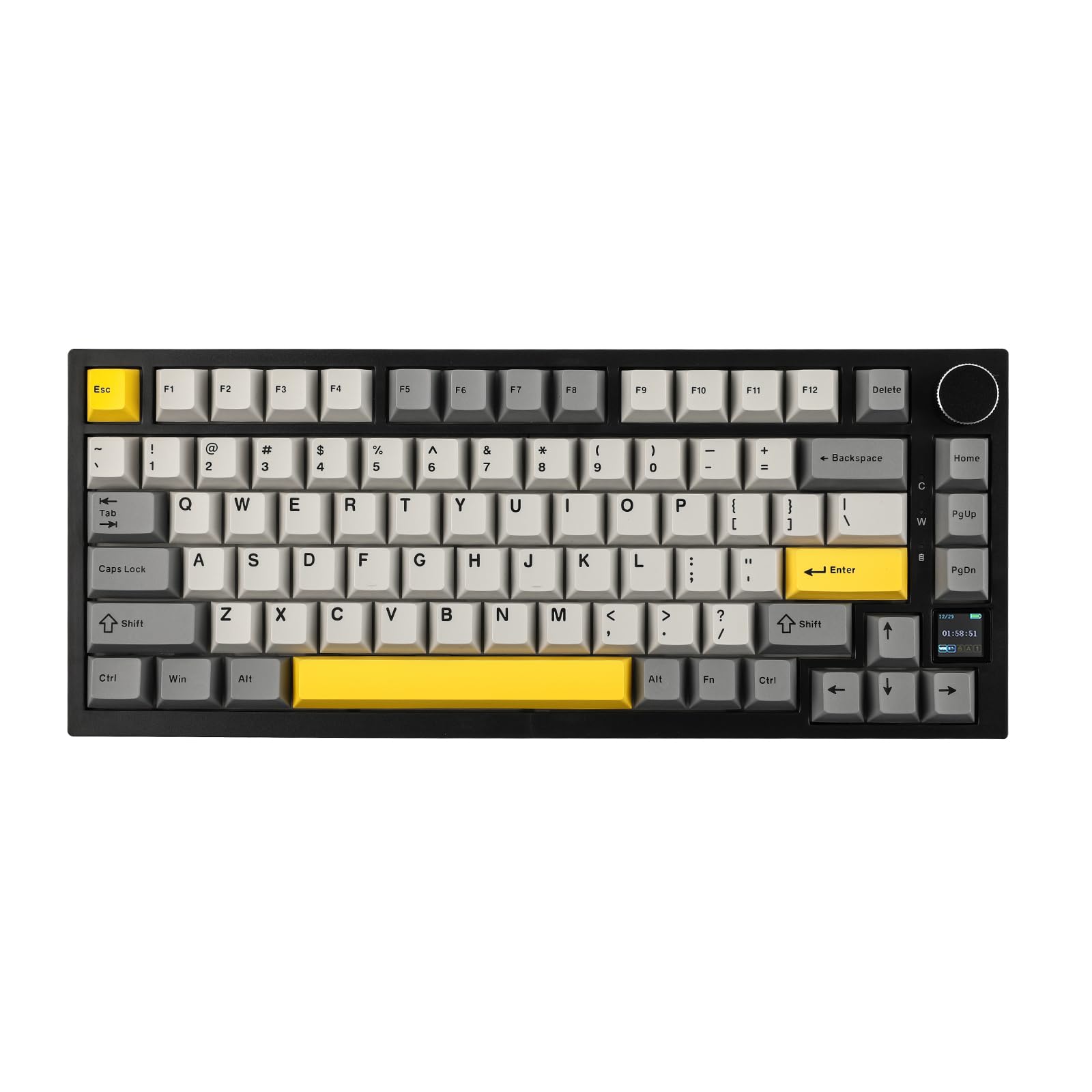 EPOMAKER Ajazz AK820 Pro 75% Gaming Keyboard Gasket Mount with TFT Smart Display & Knob 3 Modes (Bluetooth 5.12.4G WirelessType-C Wired) Equipped
EPOMAKER Ajazz AK820 Pro 75% Gaming Keyboard Gasket Mount with TFT Smart Display & Knob 3 Modes (Bluetooth 5.12.4G WirelessType-C Wired) Equipped