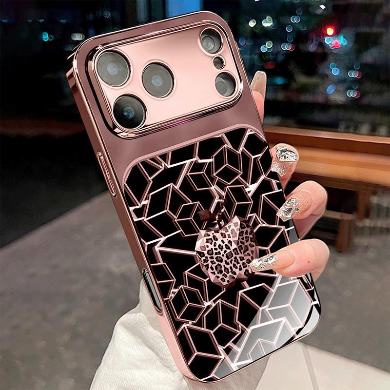 Luxury Leopard Print Metallic Tempered Glass Phone Case For iPhone 11 12 13 14 15 16 17 Pro Max 15 14 Plus 17 Air 17E Cover iPhone17
Luxury Leopard Print Metallic Tempered Glass Phone Case For iPhone 11 12 13 14 15 16 17 Pro Max 15 14 Plus 17 Air 17E Cover iPhone17