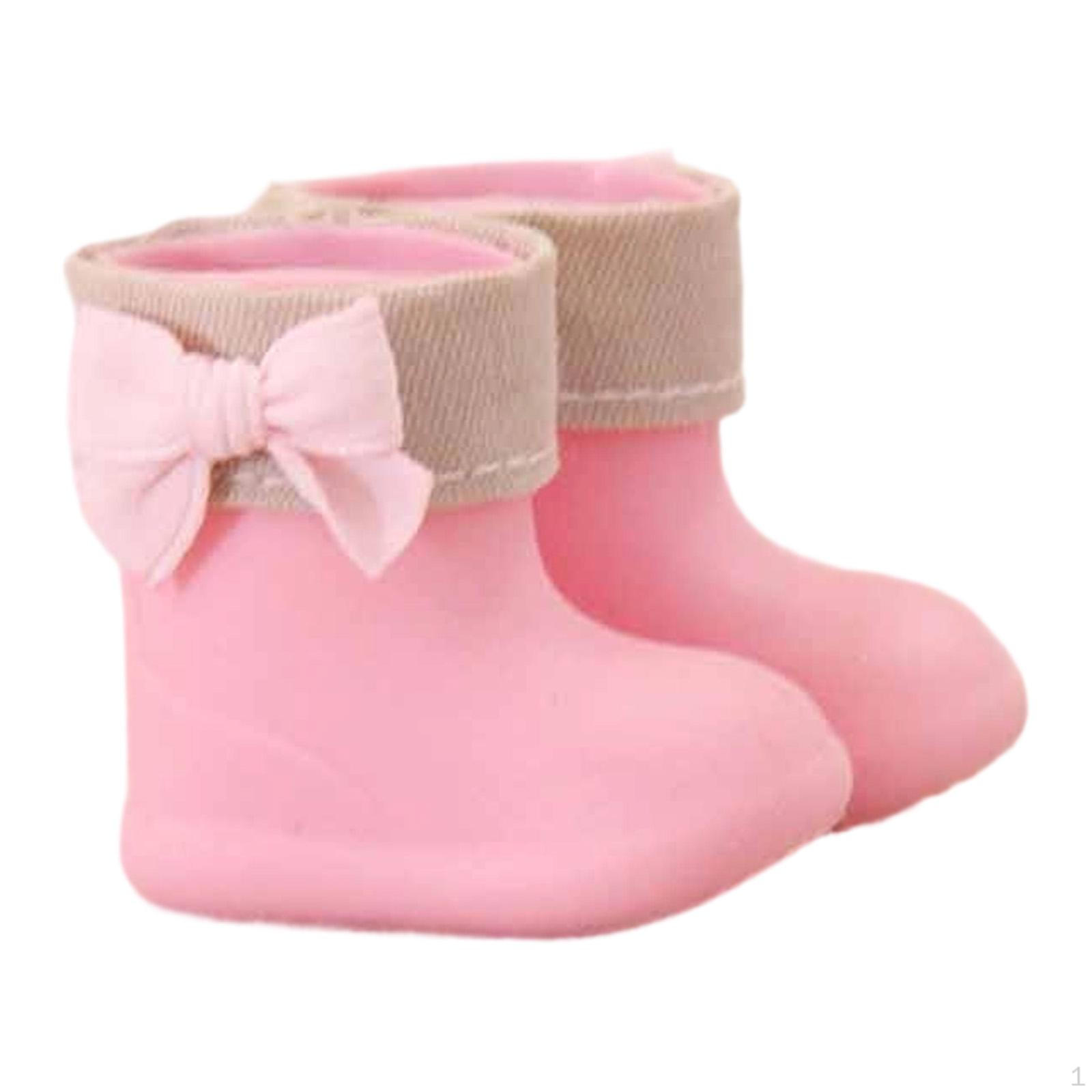 Doll Miniature Shoes Cute Silicone Rain Boots Short Non Slip Flexible Bow Accent Waterproof
Doll Miniature Shoes Cute Silicone Rain Boots Short Non Slip Flexible Bow Accent Waterproof