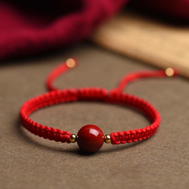 Cinnabar Couple Bracelets & Anklets for Men & Women, Zodiac Year Rat/Ox/Tiger, Purple Gold Sand, Handwoven Red Rope Low Concentration
Cinnabar Couple Bracelets & Anklets for Men & Women, Zodiac Year Rat/Ox/Tiger, Purple Gold Sand, Handwoven Red Rope Low Concentration