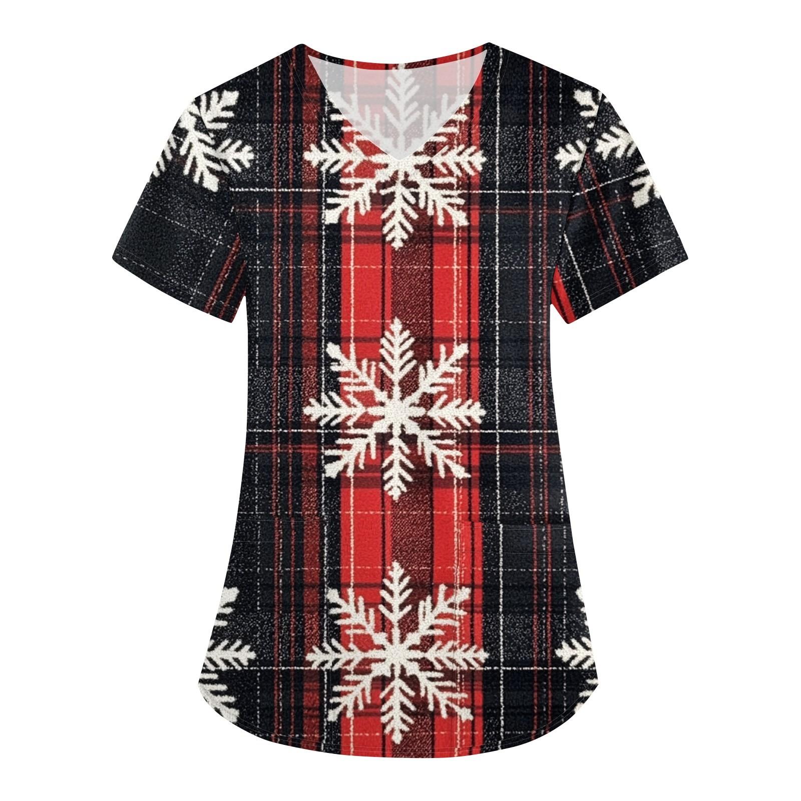 Женский модный комбинезон с короткими рукавами и V-образным вырезом, с карманами и рождественским принтом XXXXL
Женский модный комбинезон с короткими рукавами и V-образным вырезом, с карманами и рождественским принтом XXXXL