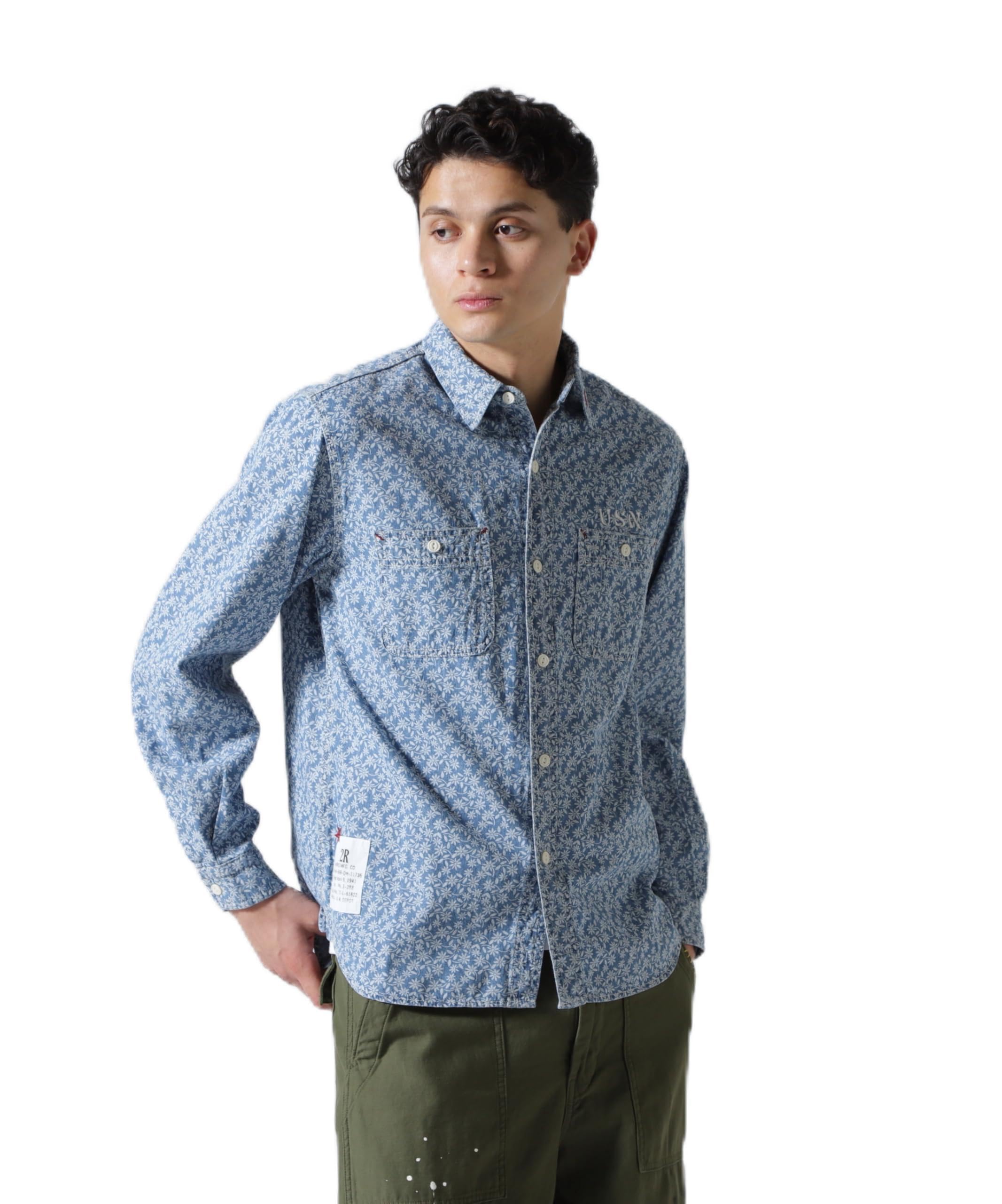 AVIREX FLORAL PATTERN DENIM WORK L/S SHIRT Men s L Size 369 Wash Used 783-6120007
AVIREX FLORAL PATTERN DENIM WORK L/S SHIRT Men s L Size 369 Wash Used 783-6120007