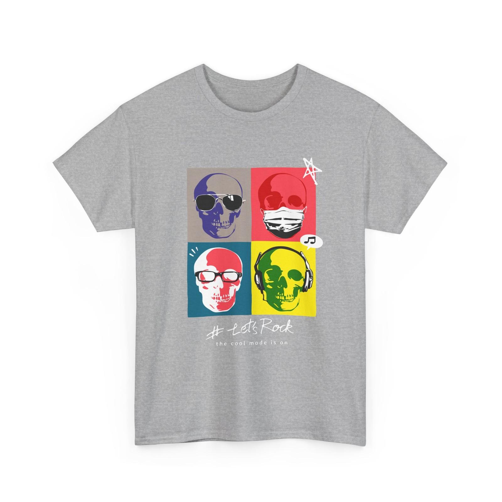 Pop Art Skulls Tee | Colorful Rock Skull Graphic, Cool Style Cotton T-Shirt 5XL різнокольоровий
Pop Art Skulls Tee | Colorful Rock Skull Graphic, Cool Style Cotton T-Shirt 5XL різнокольоровий