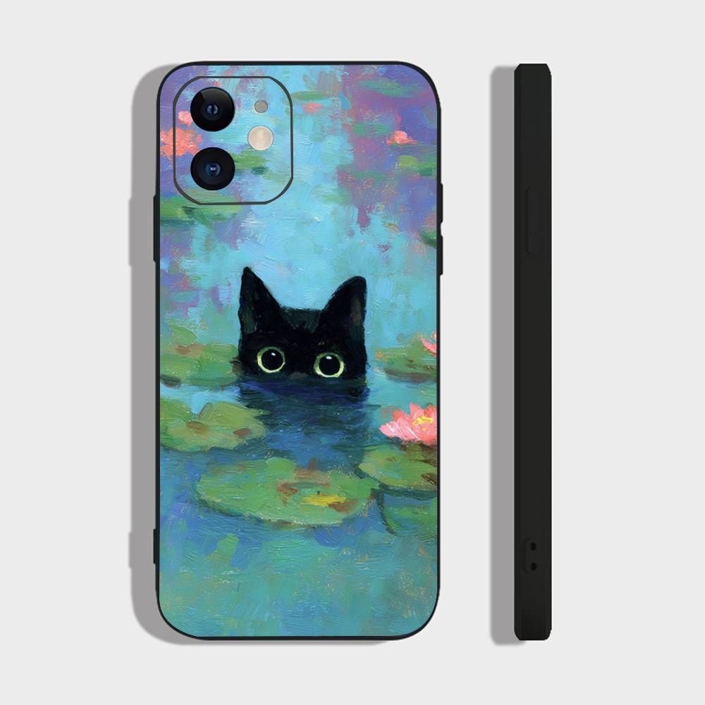 Interesting Black Cat Flower Phone Case For IPhone 17 Air 16 15 14 13 Pro Max 11 12 Black Silicone Cover IPHONE 13
Interesting Black Cat Flower Phone Case For IPhone 17 Air 16 15 14 13 Pro Max 11 12 Black Silicone Cover IPHONE 13