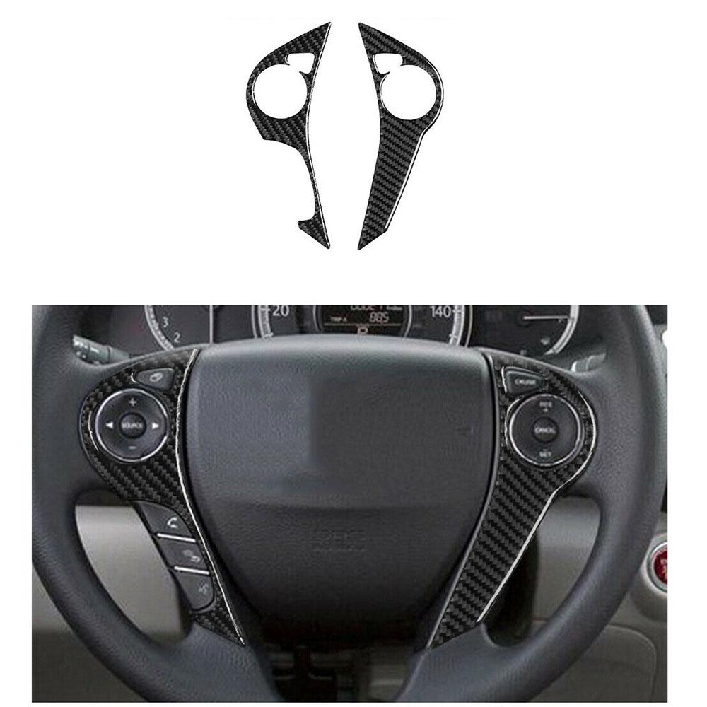 Carbon Fiber Steering Wheel Button Cover Trim For Honda Accord 2013-2017 Type B
Carbon Fiber Steering Wheel Button Cover Trim For Honda Accord 2013-2017 Type B