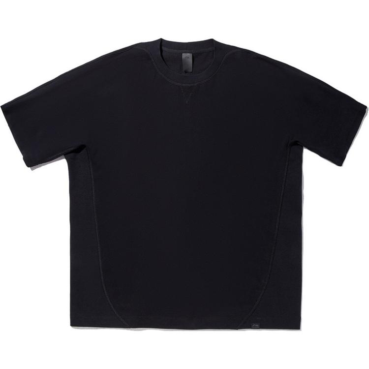 Li Ning Comfortable Casual Sports Simple Loose Breathable Round Neck Pullover Short Sleeve T-Shirt Unisex Tops Black AHSV517-3 XL
Li Ning Comfortable Casual Sports Simple Loose Breathable Round Neck Pullover Short Sleeve T-Shirt Unisex Tops Black AHSV517-3 XL