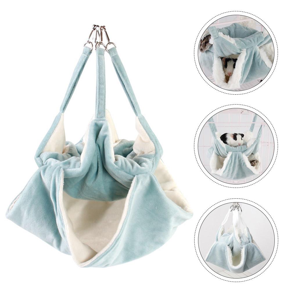 Hamster Hammock Double Layers Flannel Pet Swing Bed Hooks Warm Soft Nest for Small Pets Hamster Hammock Pet Hanging Bed S
Hamster Hammock Double Layers Flannel Pet Swing Bed Hooks Warm Soft Nest for Small Pets Hamster Hammock Pet Hanging Bed S