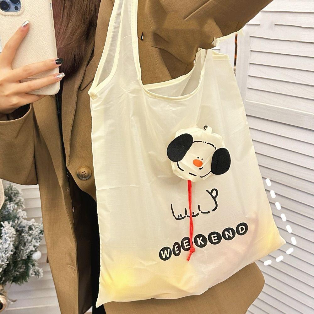 Nylon Foldable Shopping Bag Cartoon Travel Grocery Bag Creative Cute Dog Eco Bag Food бежевий
Nylon Foldable Shopping Bag Cartoon Travel Grocery Bag Creative Cute Dog Eco Bag Food бежевий