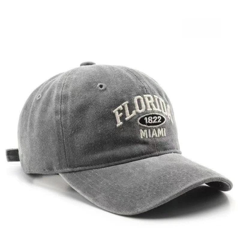 Retro Florida Embroidery Baseball Cap Vintage Washed Distressed Corduroy Dad Hat Adjustable Unisex Mens Cap Adjustable
Retro Florida Embroidery Baseball Cap Vintage Washed Distressed Corduroy Dad Hat Adjustable Unisex Mens Cap Adjustable